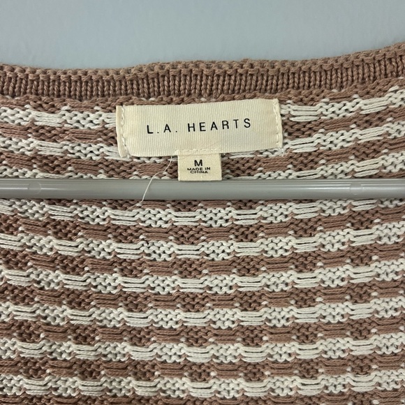 L.A. Hearts PACSUN knit lace up shirt. - Picture 3 of 4